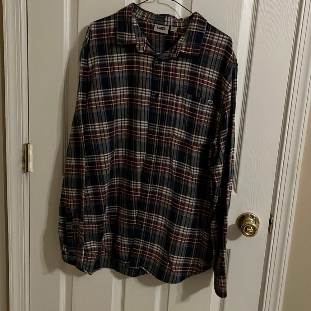 Vans XL long sleeve flannel shirt